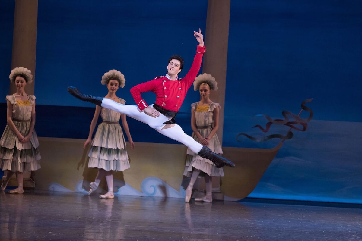 Tigran Sargsyan in Los Angeles Ballet’s “Nutcracker.” Photo by Reed Hutchinson