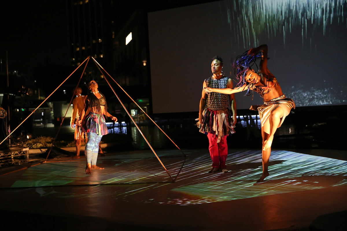 L.A. Dance Party’s d. Sabela grimes. Photo by Steve Gunther.