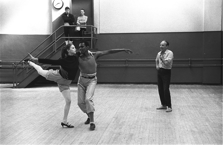 Farrell Mitchell Balanchine Rehearses Slaughter on Tenth Avenue