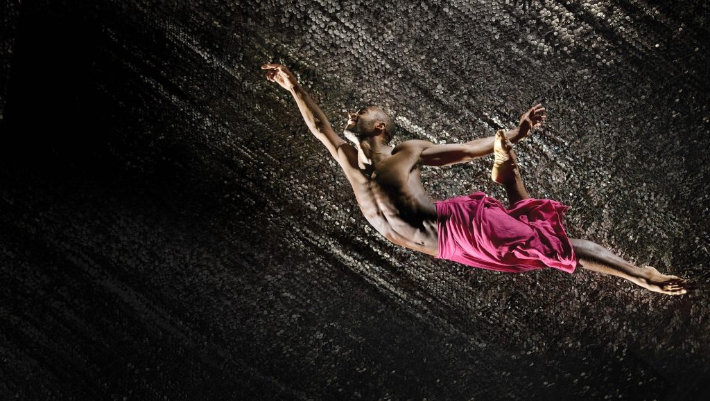 Babatunji (dancer in pink), of Alonzo King LINES Ballet, Photo credit RJ Muna