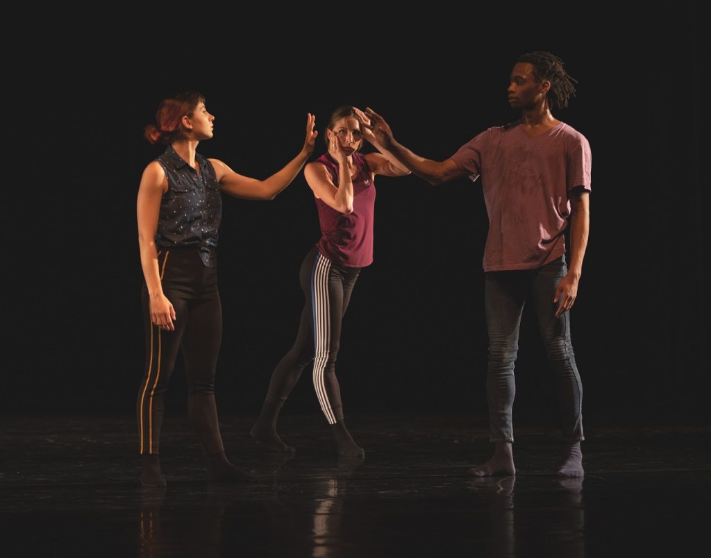 Imminent Drift, Photo Denise Leitner, Dancers Leah Hamel, Stephanie Hall, Dominique McDougal