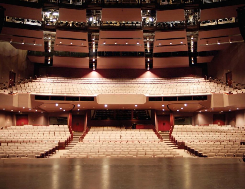 Luckman Theatre Stage - Photo courtesy of the Luckman Fine Arts