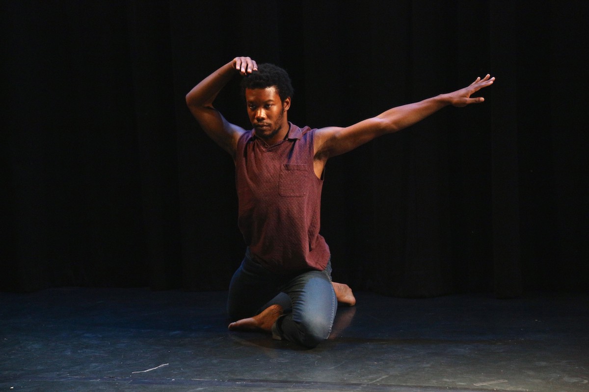 Barry Brannum’s “BLOOD, BLOOD, BLOOD”. Photo by Ella Gabriel.