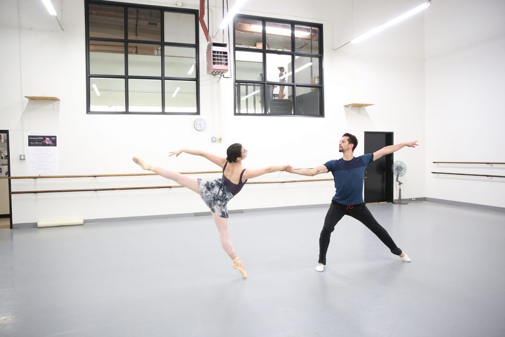 Lucia Connolly and Dylan Gutierrez - Both with Joffrey Ballet - Photo by Todd Lechtick.