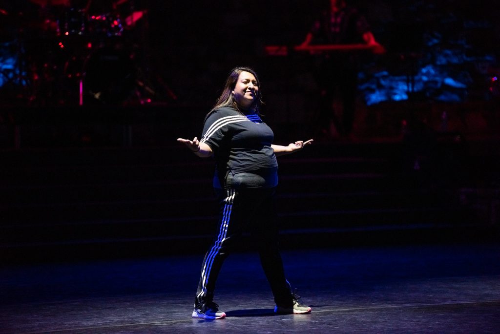Jackie Lopez (aka Miss Funk) - Rennie Harris Puremovement - Rennie Harris Funkedfied - Photo courtesy of the Ford Theatres
