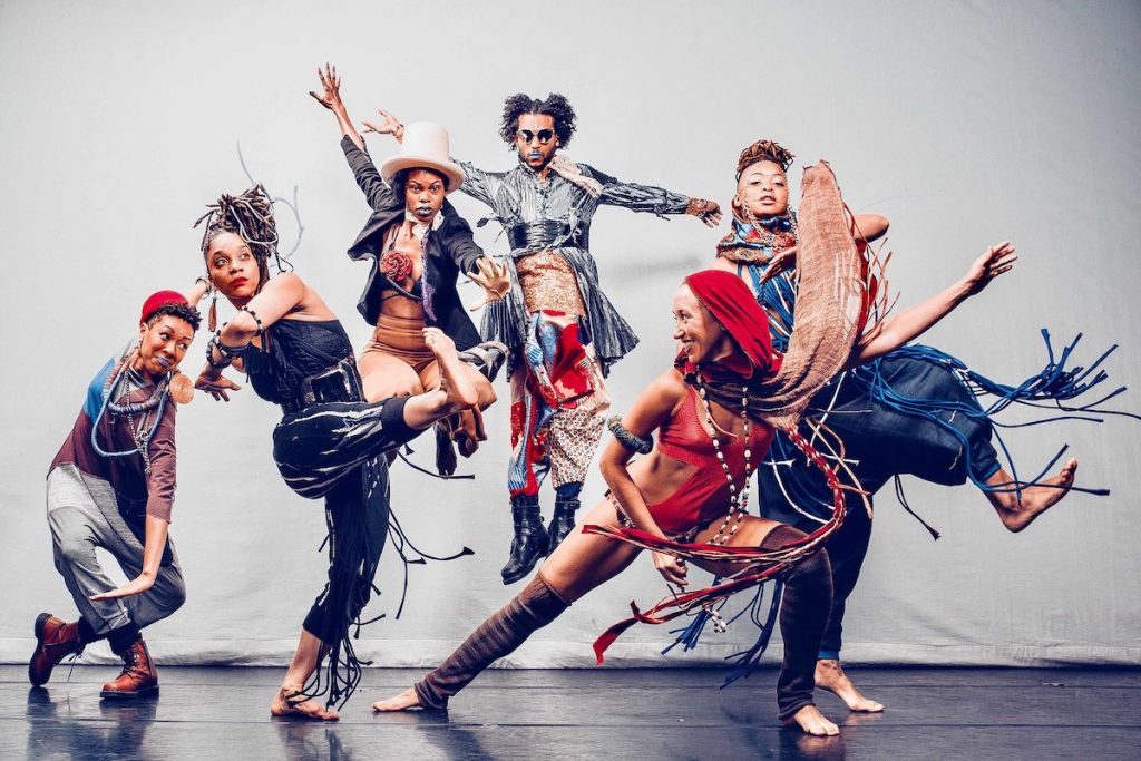 Urban Bush Women in “Hair.” Photo by Hayim-Heron.