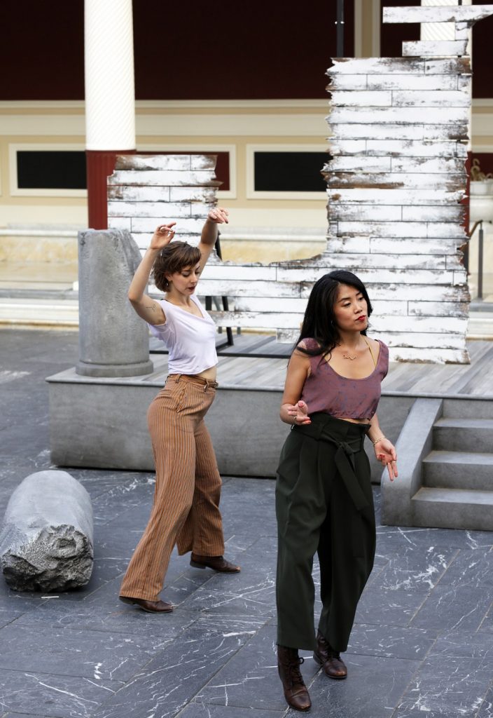 EmmaLou Hebert & Eunice Bae in “Heal”. Photo courtesy of the Getty Center.