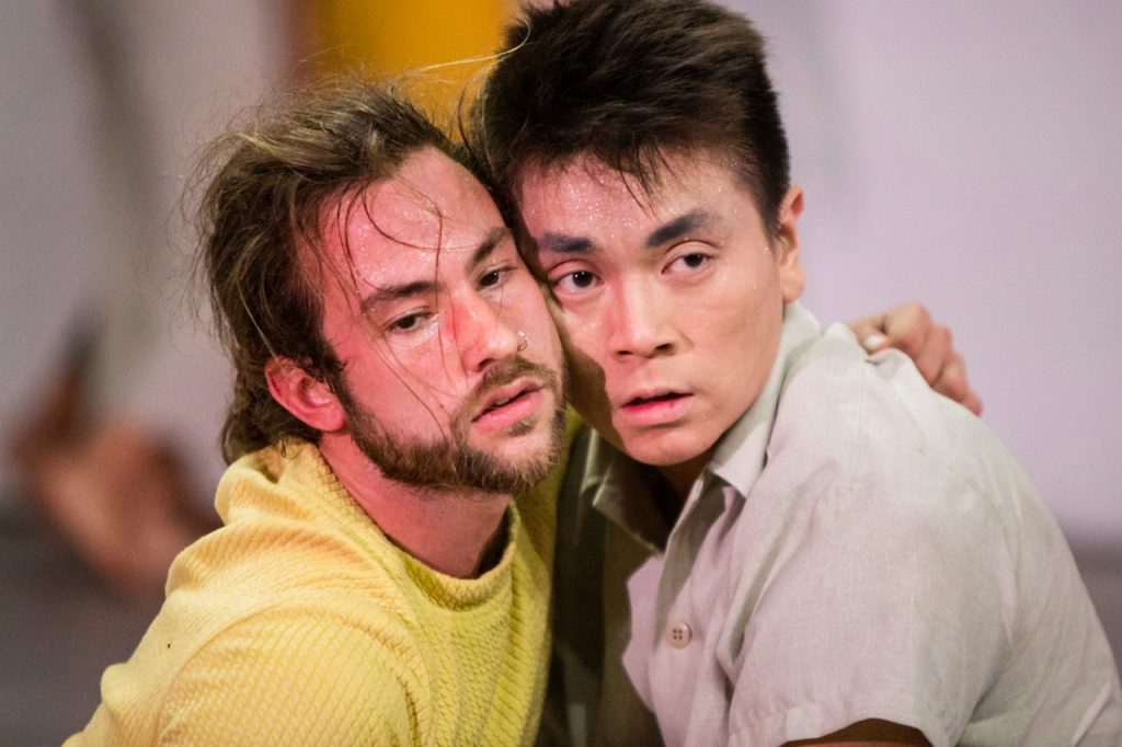 Grayson McGuire and Jason Martin in "The Spectacular Society" - Photo by Hao Feng