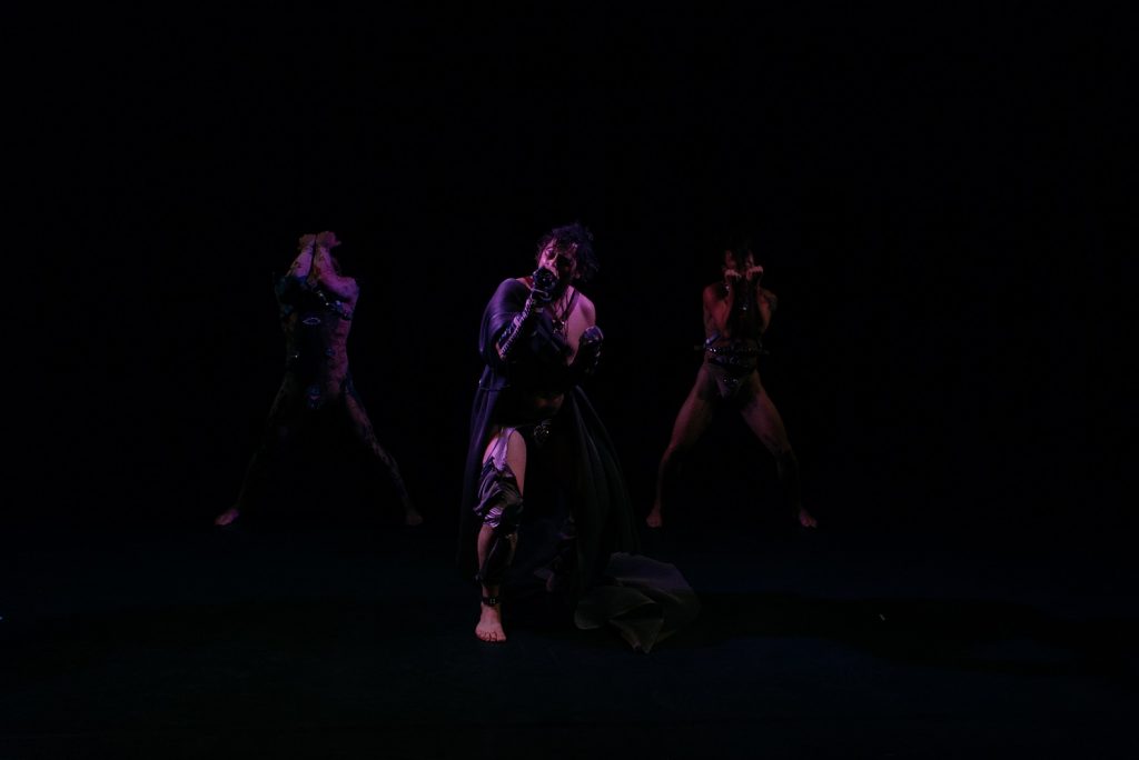 "I Share The Body" - (l-r) Ironstone, Sy Anon, Alán Pérez - Photo: Katie Stenberg @witchfingermart