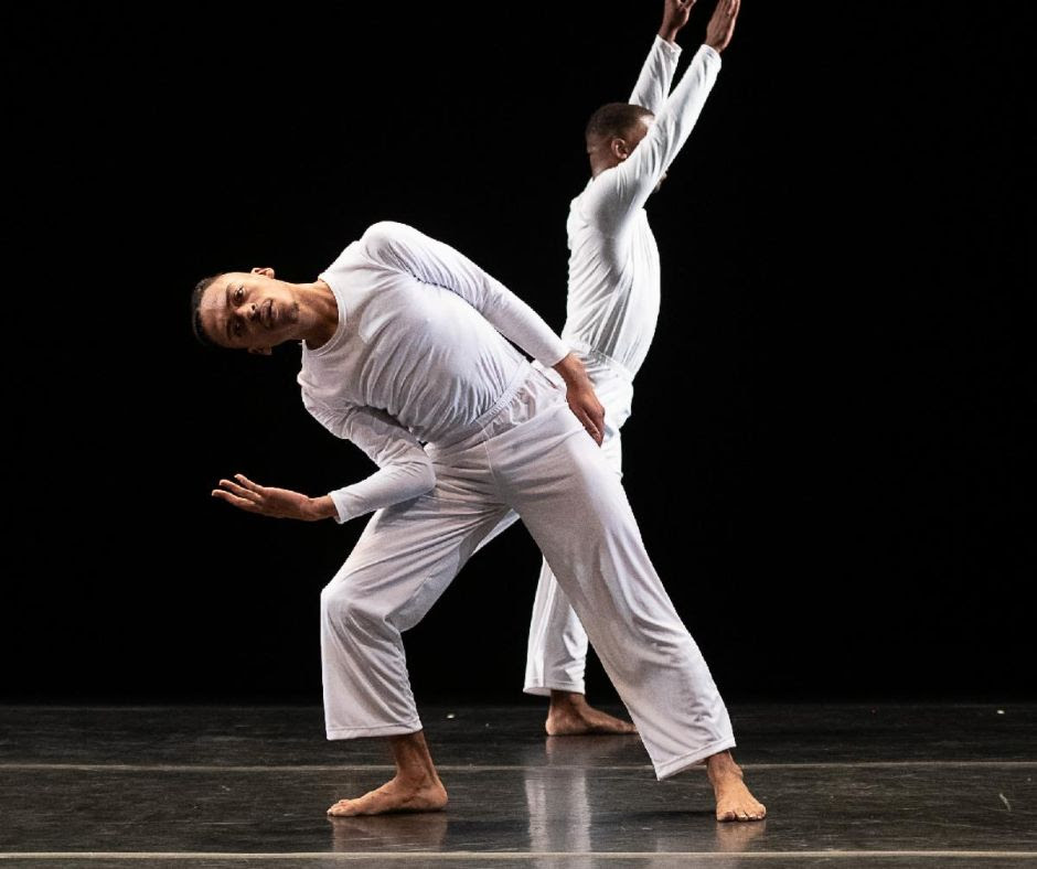 Javon James and Claude "CJ" Johnson in "Solo Olos" - Choreography by Trisha Brown - Photo courtesy of the Carpenter Performing Arts Center