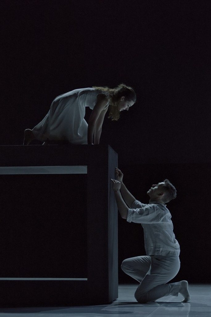Ballet BC - Dancers Emily Chessa and Brandon Alley in "Romeo + Juliet" - Photo by Michael Slobodian