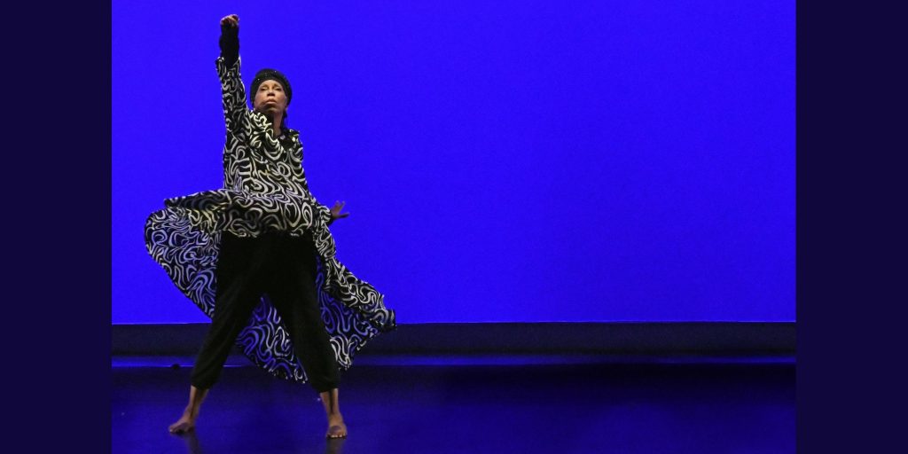 Lula Washington Dance Theatre performs the world premiere of "To Lula with Love/Warrior" by Christopher Huggins, featuring Lula Washington (pictured) at the Wallis Annenberg Center for the Performing Arts on January 30, 2020 - Photo by Kevin Parry