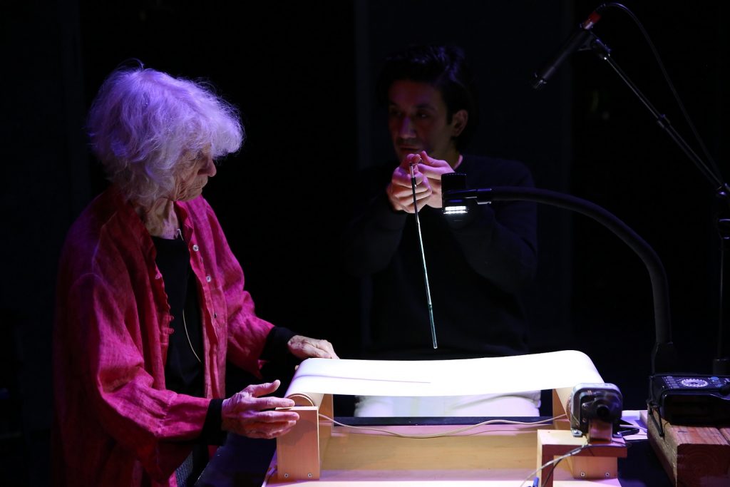 Al Di La: An Evening oAl Di La: An Evening of Sound Works by Simone Forti – Photo by Steve Gunther, REDCAT/CalArts