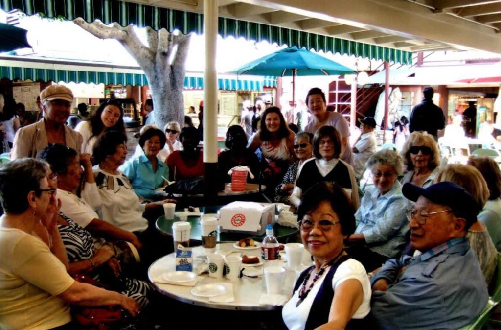 Diana Eisele's Senior Fitness Class at Farmers Market - Photo courtesy of the artist.