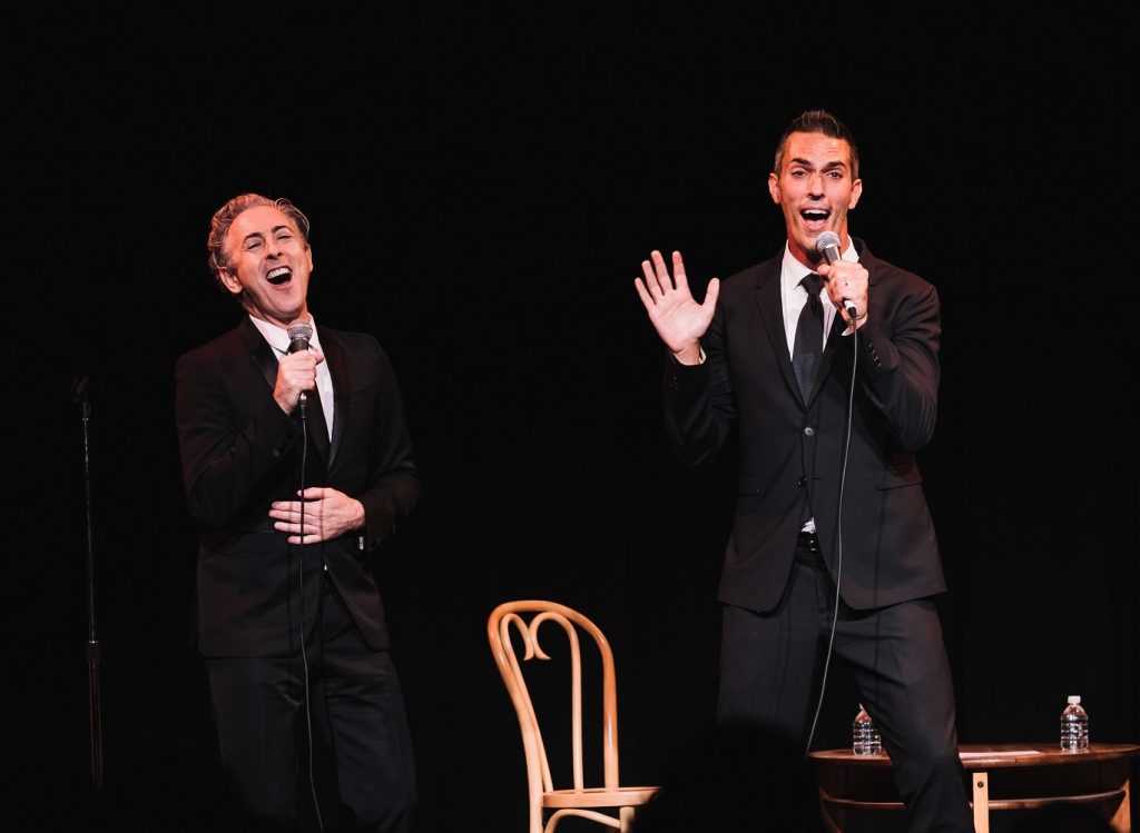 R to L: Alan Cummings, Ari Shapire in Och & Oy! A Considered Cabaret - Photo by Emilio Madrid
