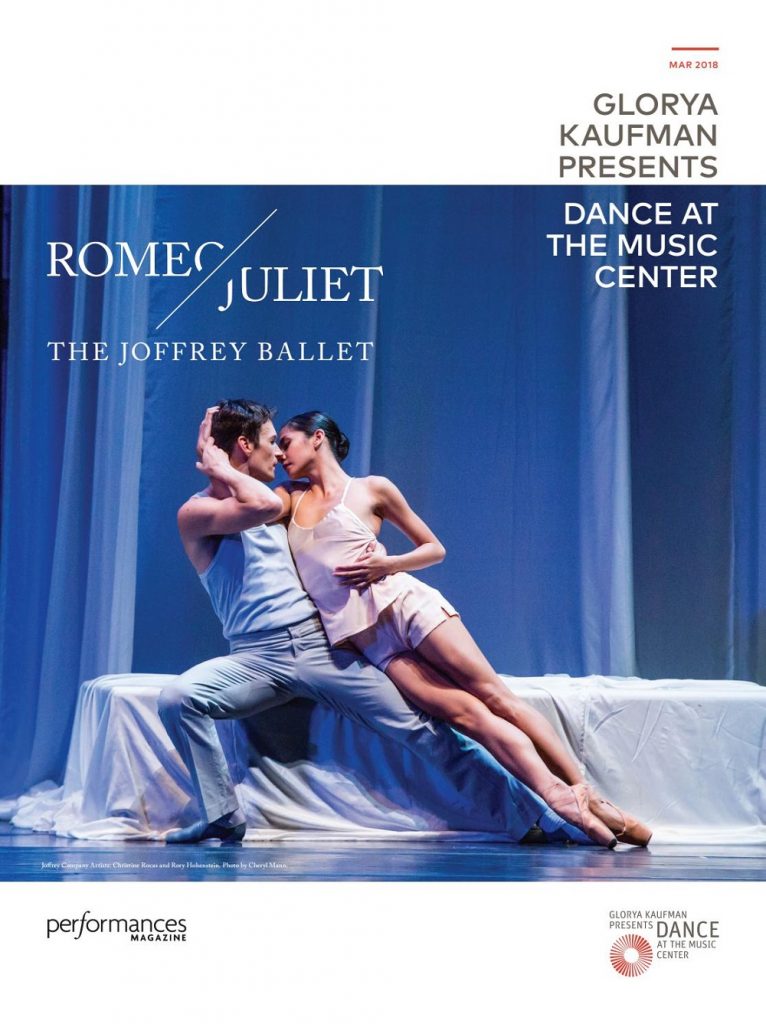 Ad for The Joffrey Ballet at The Music Center - Photo by Cheryl Mann