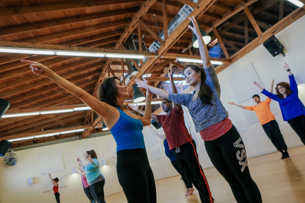 Maria Del Bagno teaching at danceCREATE - Photo courtesy of the artist.