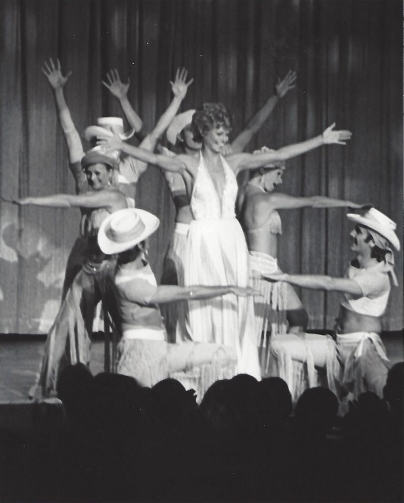 JJuliet Prowse (center) - Valerie Miller is stage right of Juliet - Photo courtesy of the artist