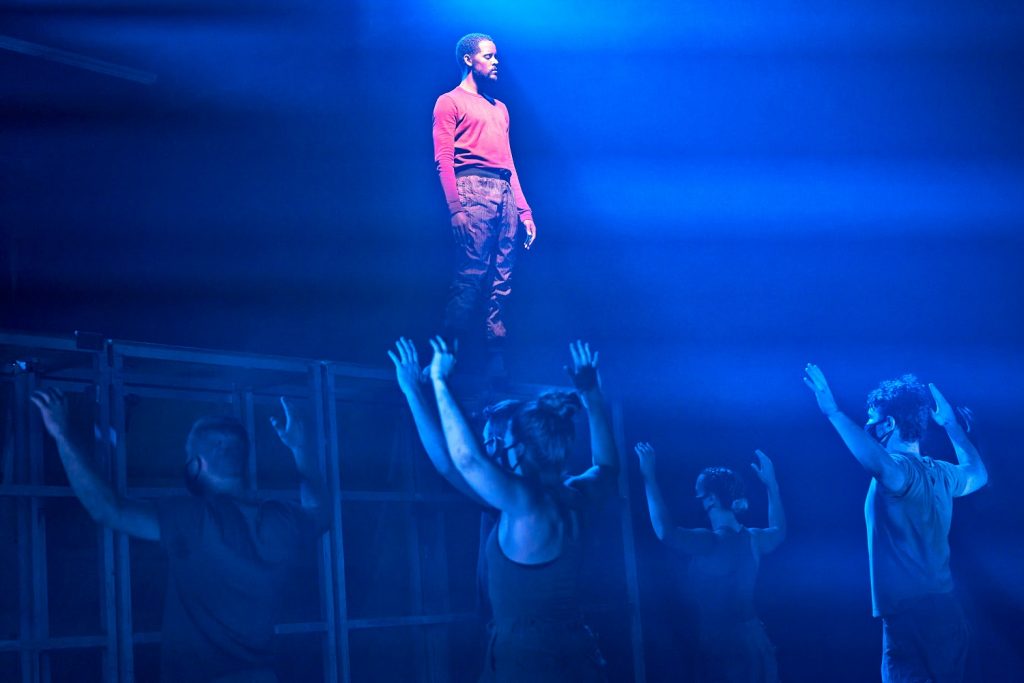 DIAVOLO - "This Is Me: Letters From the Front Lines" - LaVel Stacy (above) and dancers - Photo by George Simian
