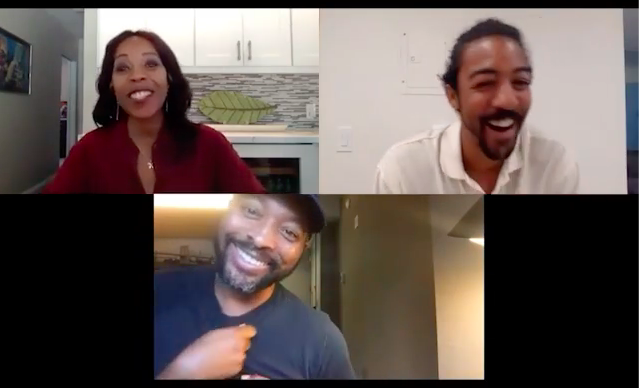 NeueHouse Panel - Top L to R Renae Williams-Niles, Chris Emile - Below Kyle Abraham - Video capture by Celine Kiner