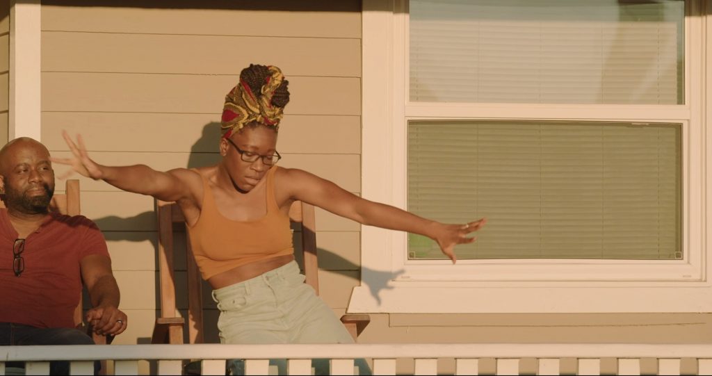 Jamila Glass - Screenshot from SLOW DOWN TIME - Courtesy of Katie Malia
