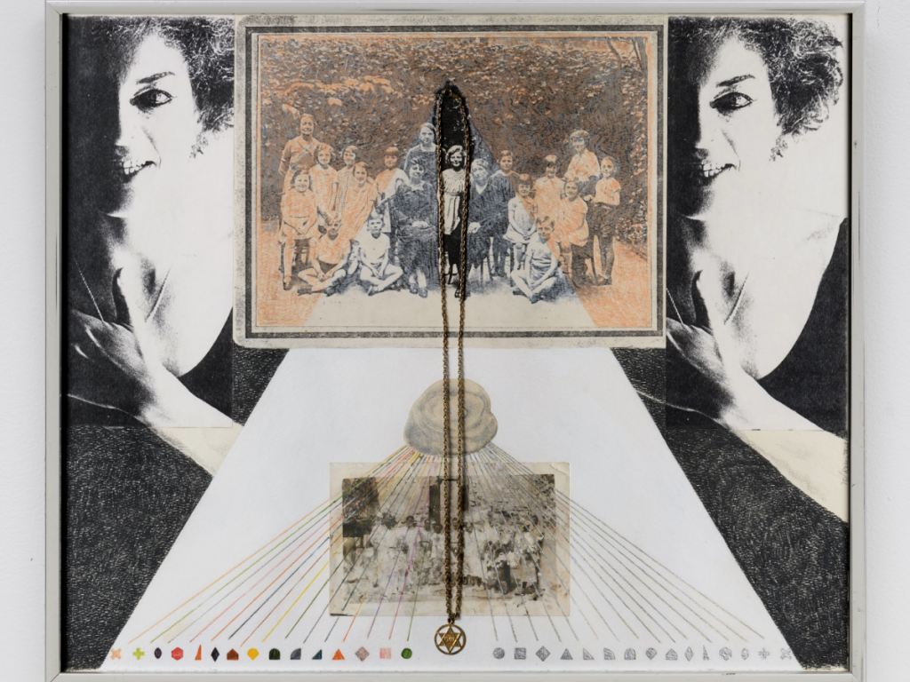Rachel Rosenthal Untitled, 1975 Mixed media collage - Photo courtesy of Rachel Rosenthal Company