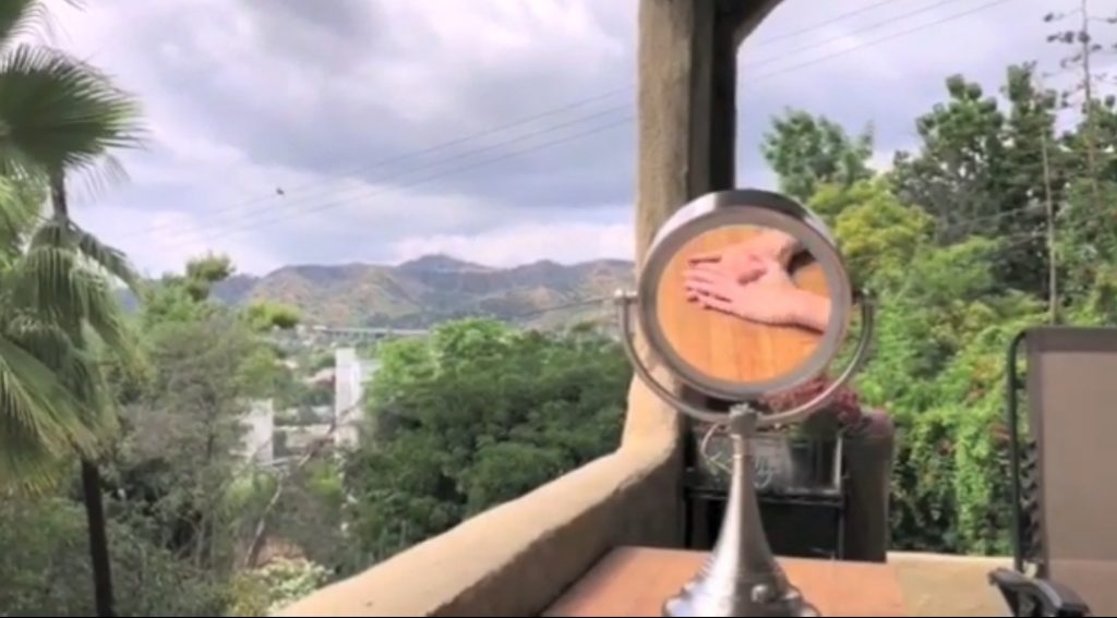 "Behind the Mirror" by Jen Hunter and Irupe’ Sarmiento - Screenshot by LADC