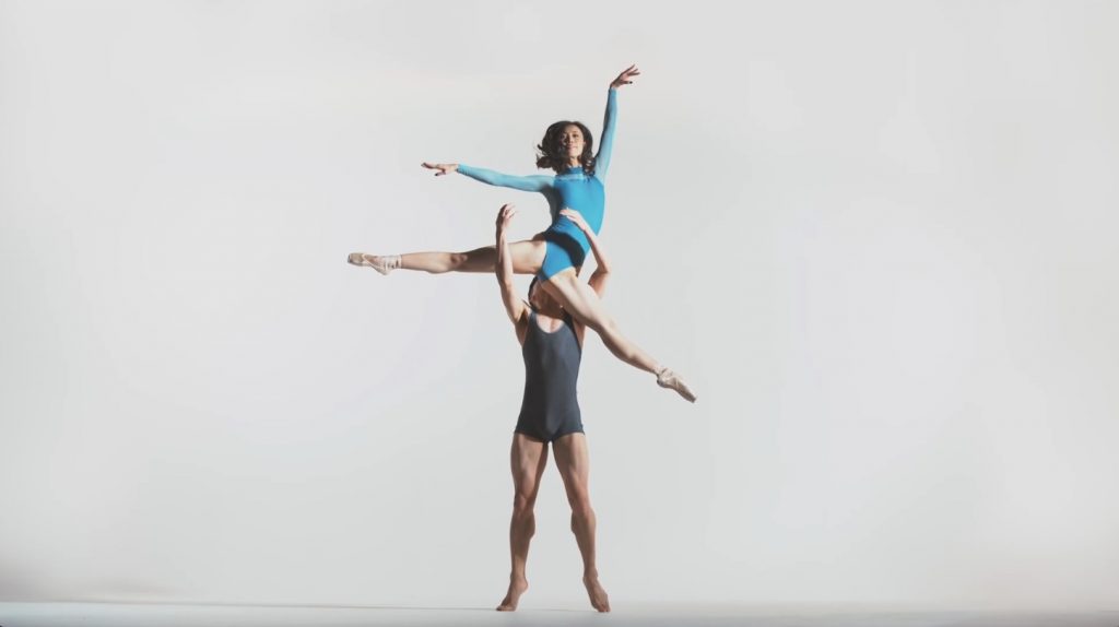 "CHEN" - Dancers Chengwu Guo on ground, Ako Kondo in air - Screenshot by LADC