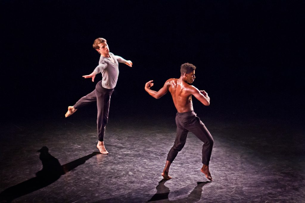 Lloyd Mayor and Lloyd Knight in Kyle Abraham’s “Lamentation Variation” – Photo by Brigid Pierce