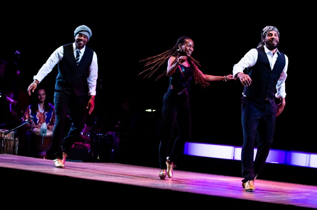 And Still You Must Swing Trio Derick K. Grant, Dormeshia, Jason Samuels Smith - Photo by AK47 Division, courtesy of TMC