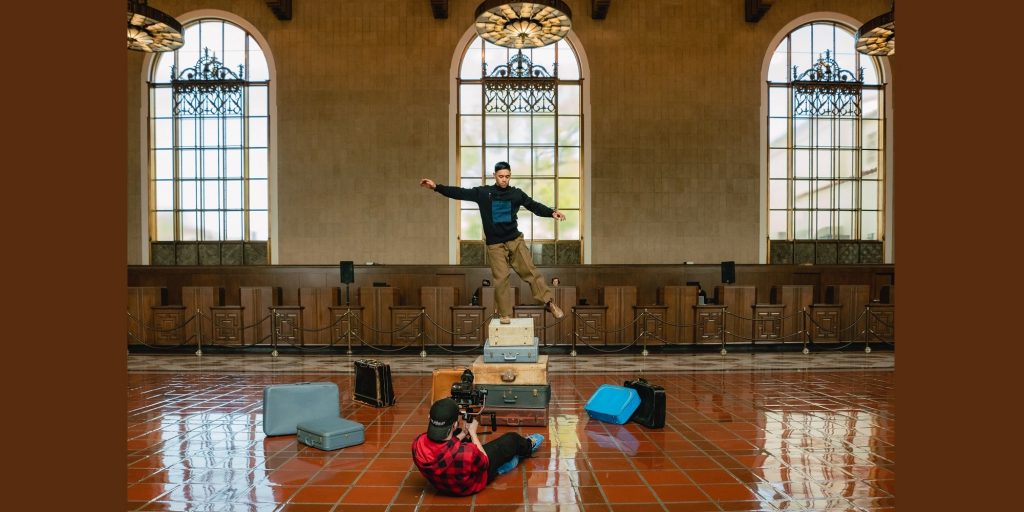 Filming of Jay Carlon's BAGGAGE - Photo by Fara Sosa