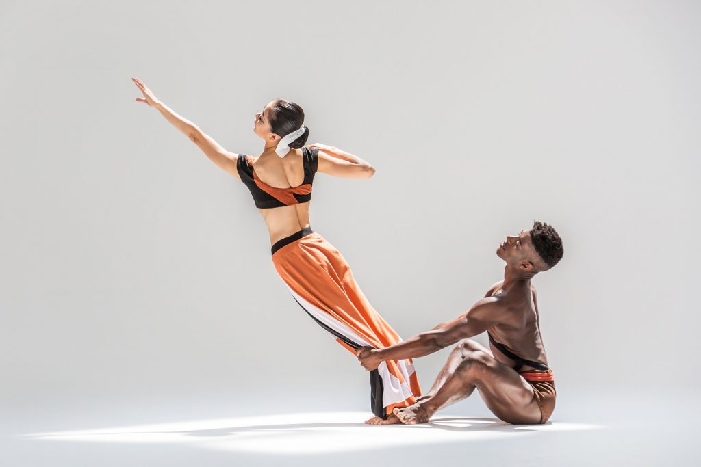 “Saraband” - Xin Ying and Lloyd Knight in Martha Graham’s “Dark Meadow Suite” – Photo by Brigid Pierce