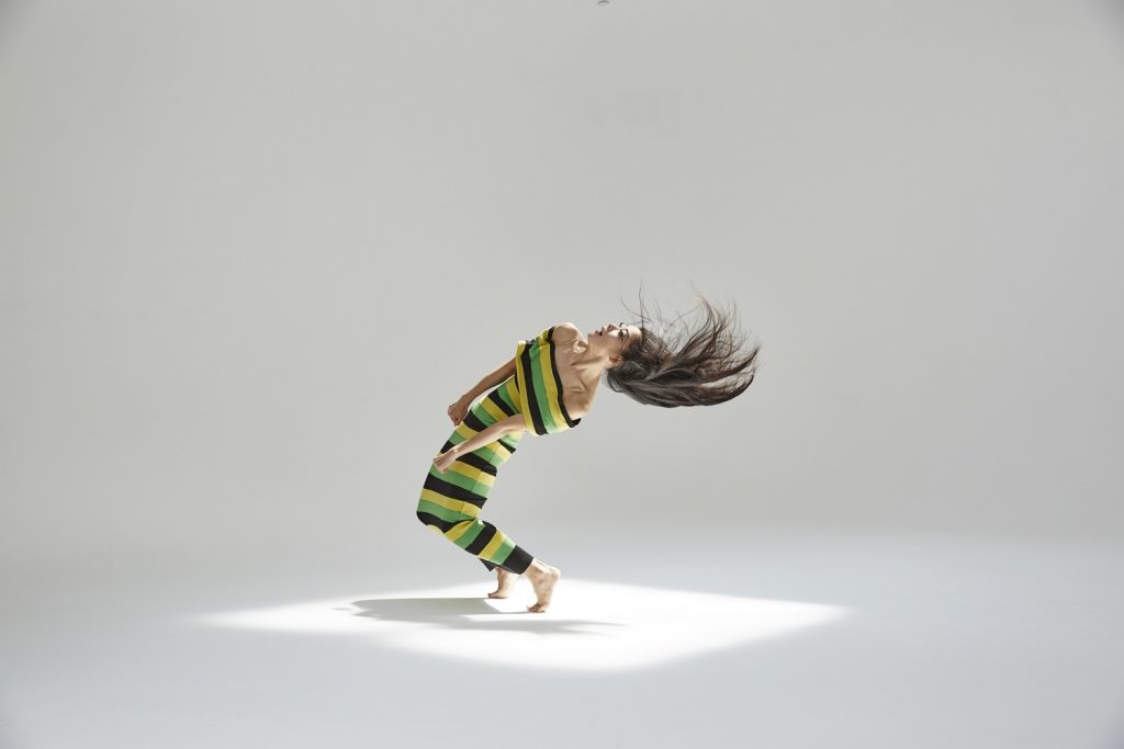 Xin Ying in Martha Graham’s “Satyric Festival Song” – Photo: (c) Hibbard Nash Photography