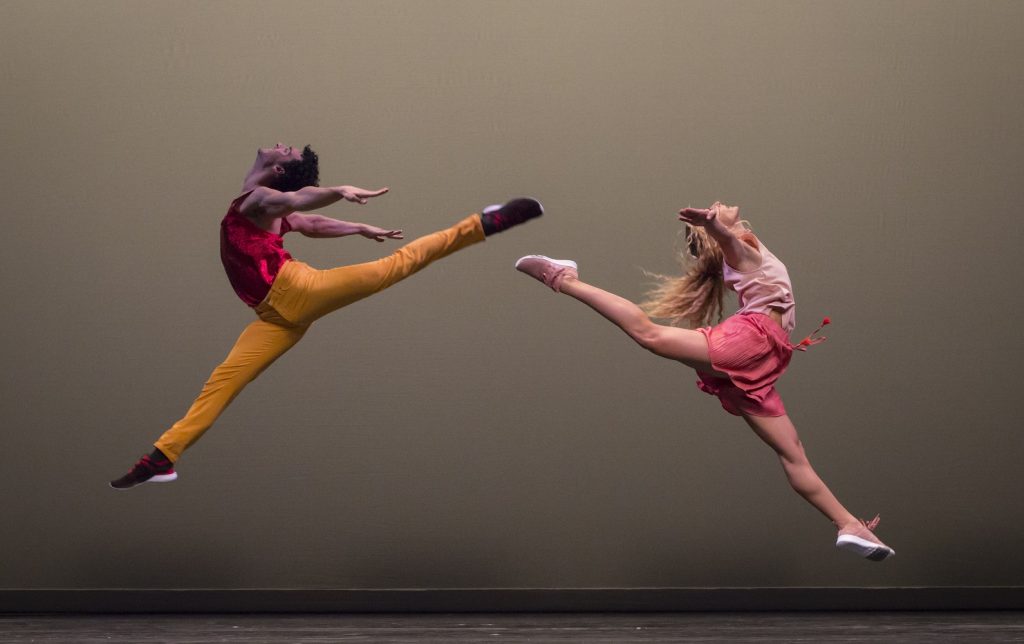 Lorenzo Pagano and Marzia Memoli in Troy Schumacher’s “The Auditions” – Photo by Marina Levitskaya