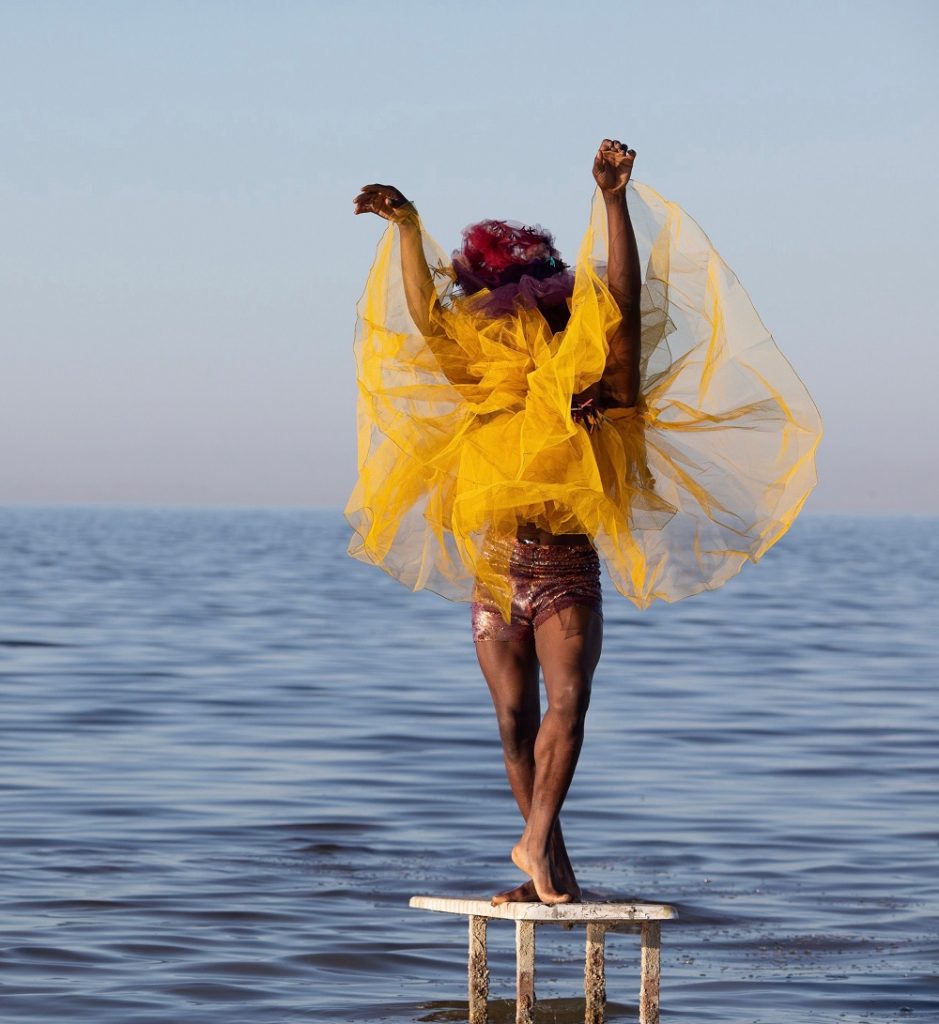 Lorenzo Edwards in "Strelitzia #1 by Charlotte K. Smith - Photo by Don Hannah