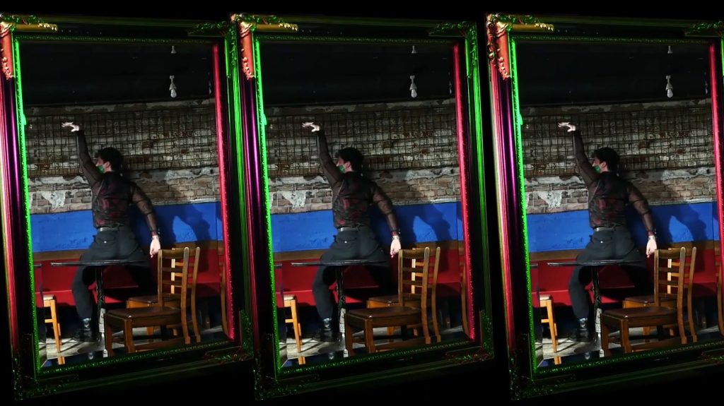 Smash Cut, dances for camera - "Luchx" by Rosa Rodiquez-Frazier - Screenshot by LADC