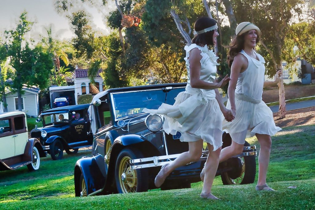 Tiffany Wolff and Jaqueline Hinton in Gatsby Redux - Photo by Barry Weiss