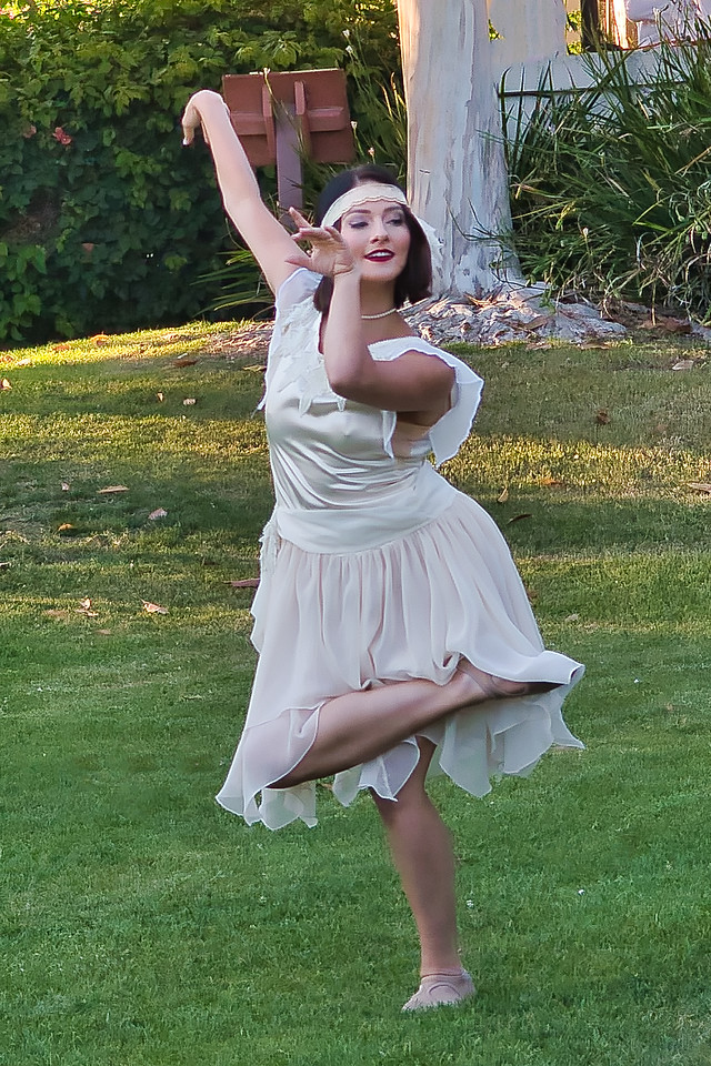 Tiffany Wolff in Gatsby Redux - Photo by Barry Weiss