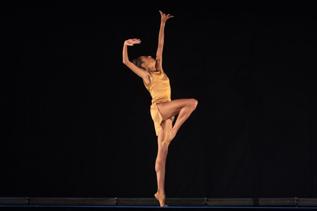 Adji Cissoko, in an excerpt of "GRACE" choreography by Alonzo King - Photo by Denise Leitner