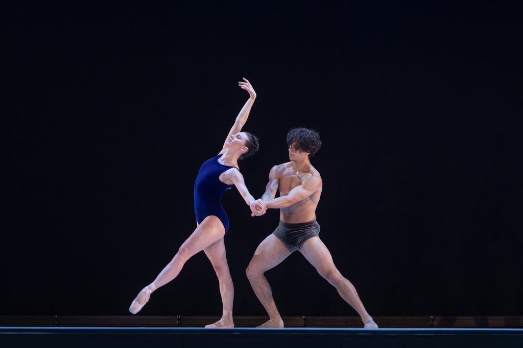 Tiler Peck and Roman Mejia in "Swift Arrow" choreography by Alonzo King - Photo by Denise Leitner.