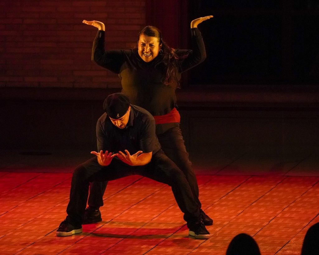 Jackie "Miss Funk" and Leigh "Breeze Lee" Foaad in "Box of Hope" - Versa-Style Dance Company at The Wallis - Photo by Lawrence K. Ho