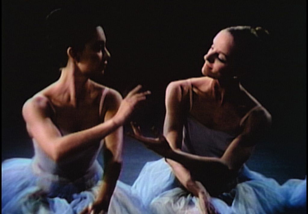 A moment in a performance of Balanchine's Serenade, NYC Ballet 1973 - film by Connie Hochman