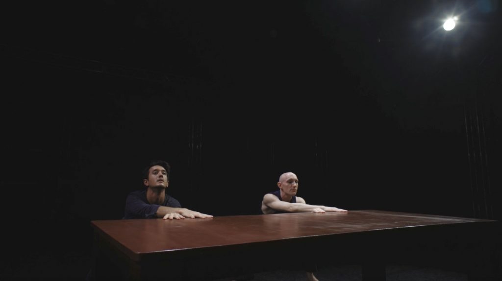 Spencer Jensen, Crody Brunelle-Potter - The Kitchen Table Project - Screenshot courtesy of Invertigo Dance Theatre