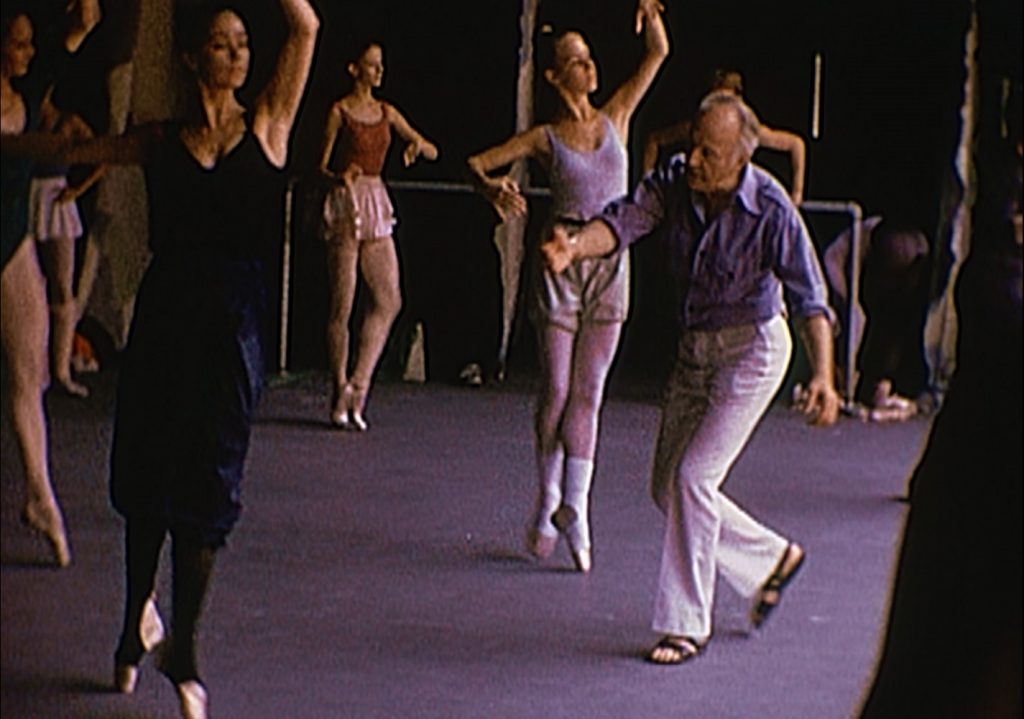 George Balanchine teaching 1973 - Screenshot film by Connie Hochman