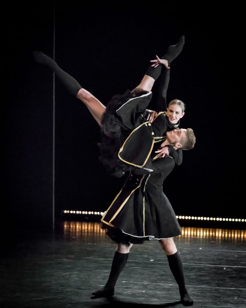 BalletX - (l-r) Skyler Lubin and Blake Krapelsin the 2018 world premiere of Cayetano Soto’s “Napoleon/Napoleon” at The Wilma Theater in Philadelphia - Photo by Vikki Sloviter