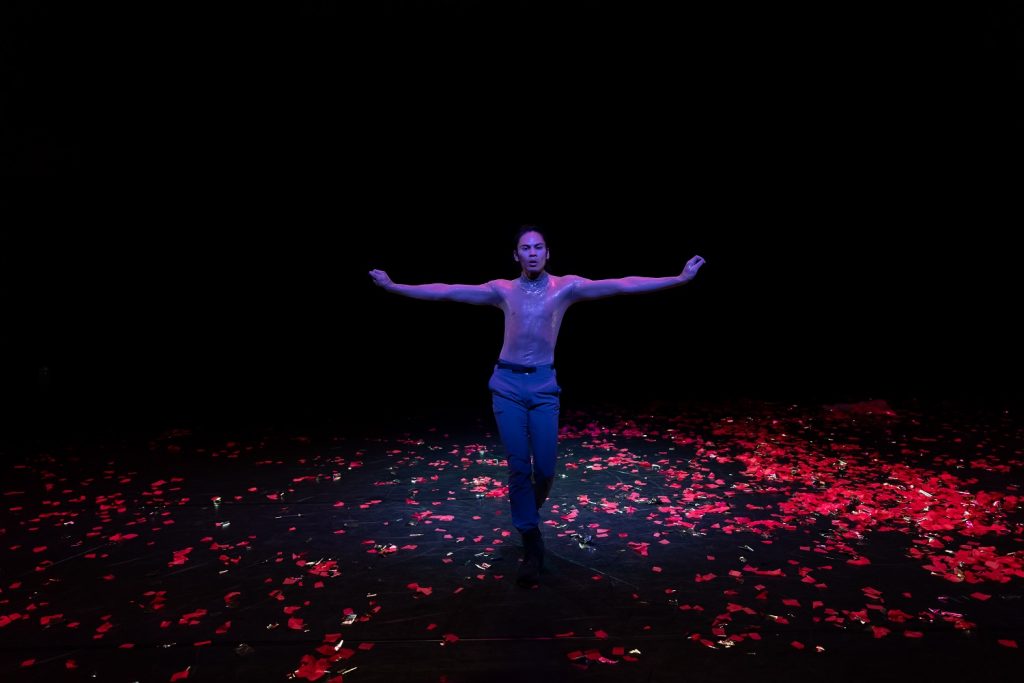 REDCAT NOW Festival - Jobel Medina performing in his "David, My Goliath" - Photo by Angel Origgi