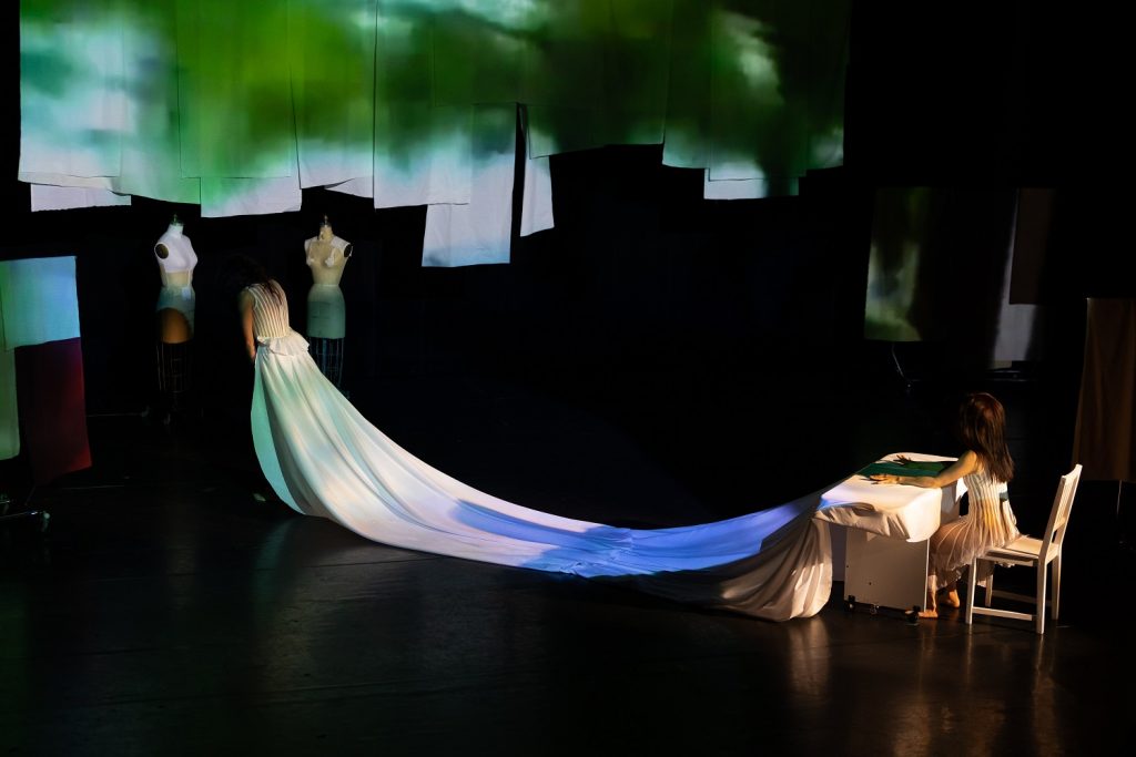REDCAT NOW Festival - (L-R) Rosanna Tavarez, Hyosun Choi in "Piece X Piece" - Photo by Angel Origgi