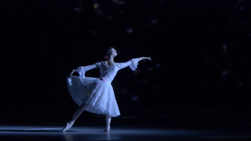 Scene from Joy Womack: The White Swan - Screenshot courtesy of Film Movement
