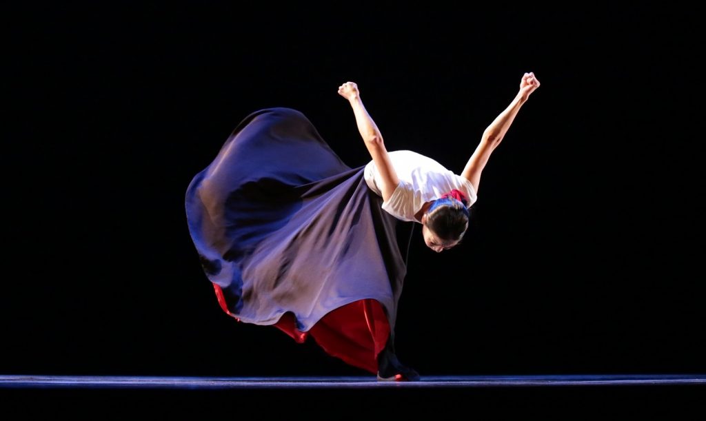 Martha Graham Dance Company - Xin Ying in Martha Graham’s "Immediate Tragedy" - Photo by Melissa Sherwood