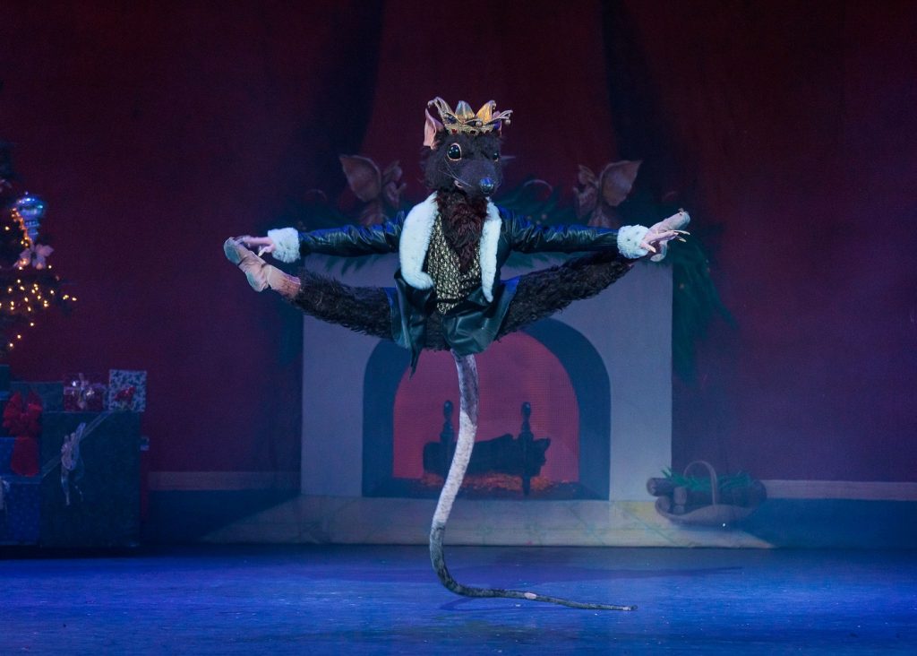 Los Angeles Ballet - Ryo Arkai as the Rat King in "The Nutcracker" - Photo: Reed Hutchinson